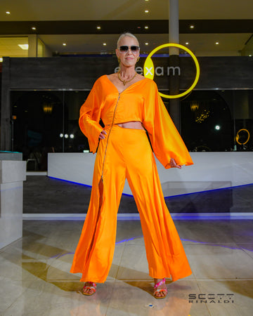 ‘Tani’ Jumpsuit – Liquid Satin Luxe