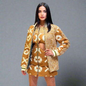 Ralu Afro Puffer Jacket Dress