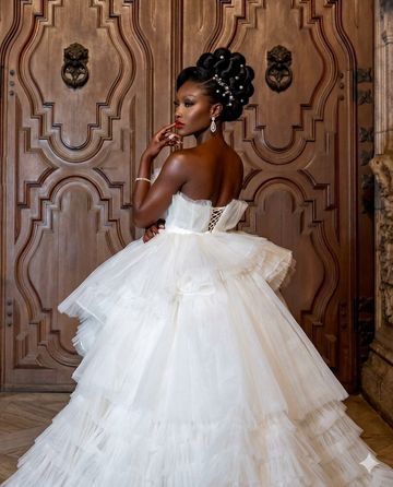 The Royal Serenity Ruffle Gown